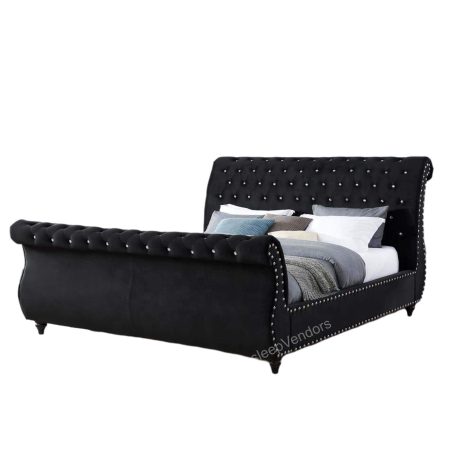 Swan Chesterfield Bed Frame - Image 3