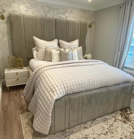 Martha Tall Headboard Bed - Image 2